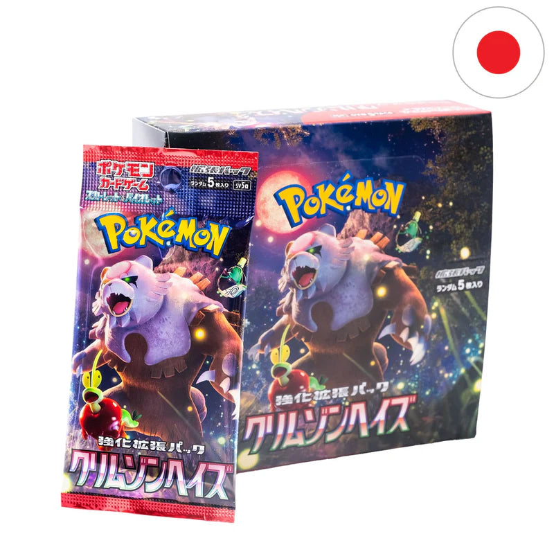 Pokemon SV5a „Crimson Haze“ Booster Display (Japanisch) – 30 Packs – OVP & Original