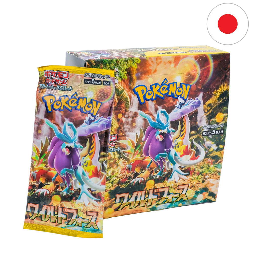 Pokemon SV5K „Wild Force“ Booster Display (Japanisch) – 30 Packs – OVP & Original