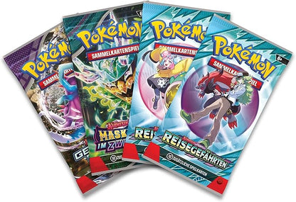 Pokemon TCG: Zacian-ex Tin-Box „Schlagkräftige Legenden“ (Deutsch) – 4 Booster + Promo – OVP & Original